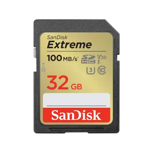 SanDisk Extreme 32GB 100mbps SDHC UHS-I Memory Card (SDSDXVT-032G-GNCIN)
